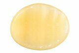 1.7" Polished Orange (Mango) Calcite Worry Stones - Photo 3